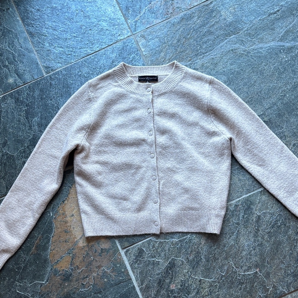 Almost Famous Women's Soft Beige Cardigan - Picture 6 of 7